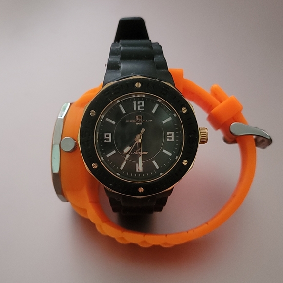 Oceanaut Sport Acqua Watch 2 pair Orange and Black - Picture 4 of 7